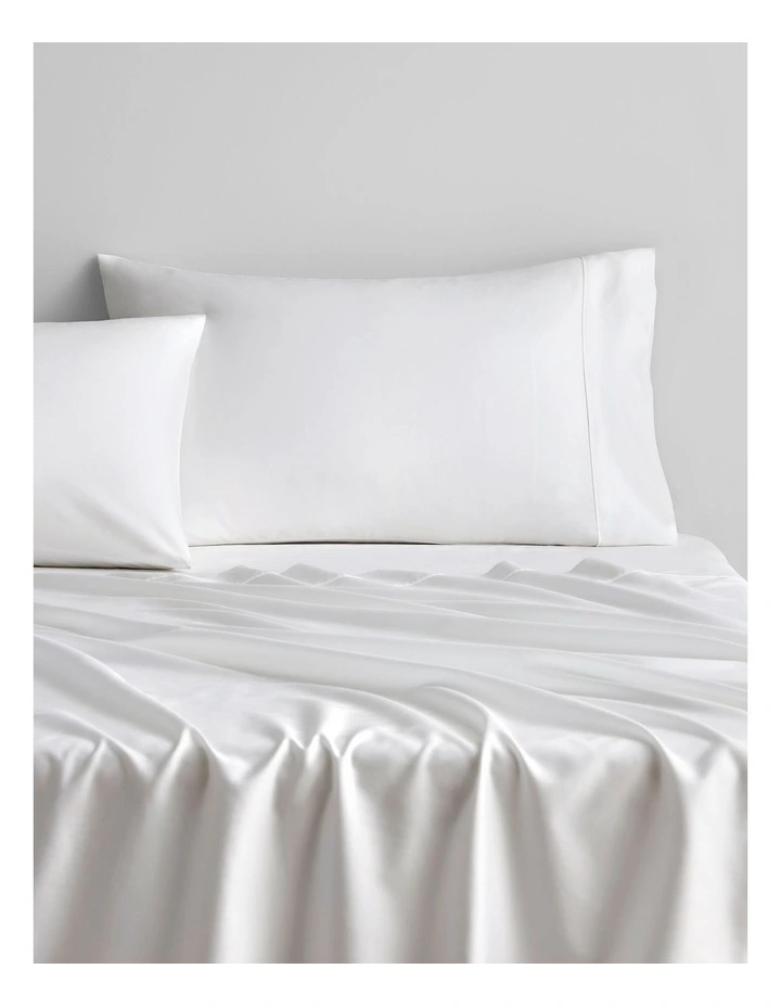 Supersoft Tencel Cotton Sheet Set in White