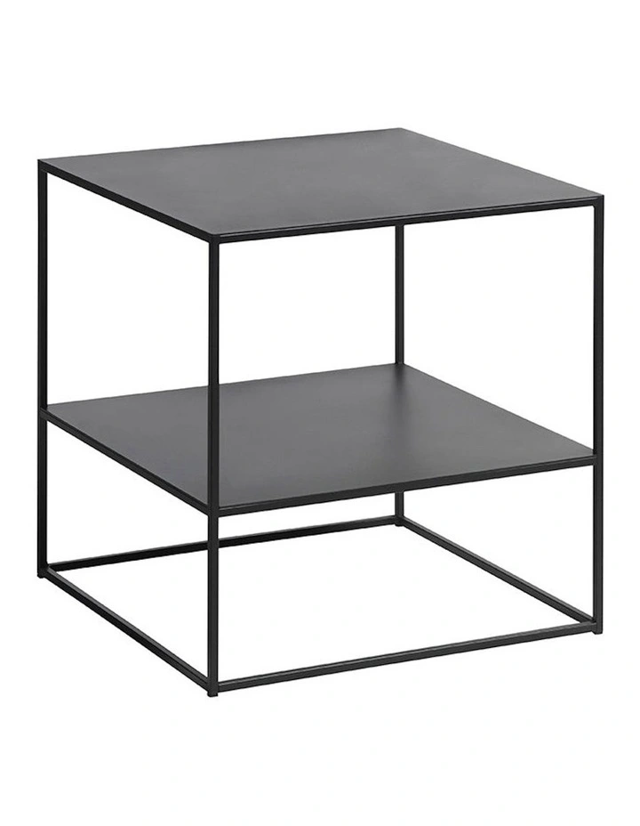 Pebble Coffee Table 50x50cm in Black