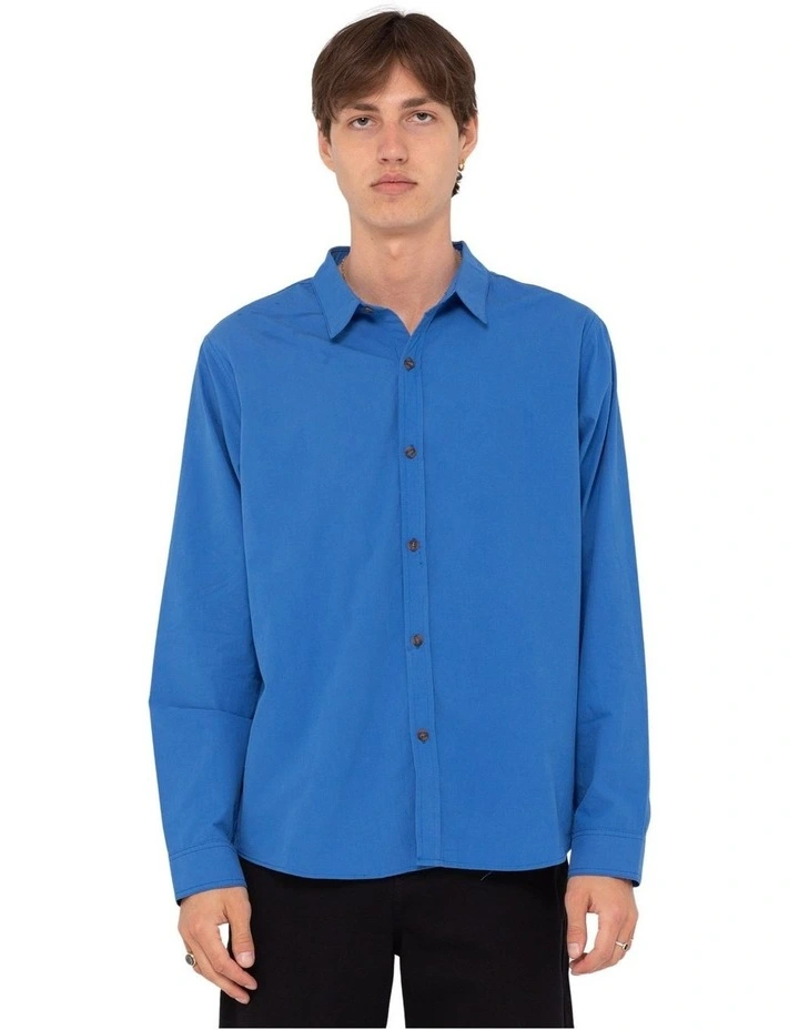 Work Horse Long Sleeve Shirt Blue