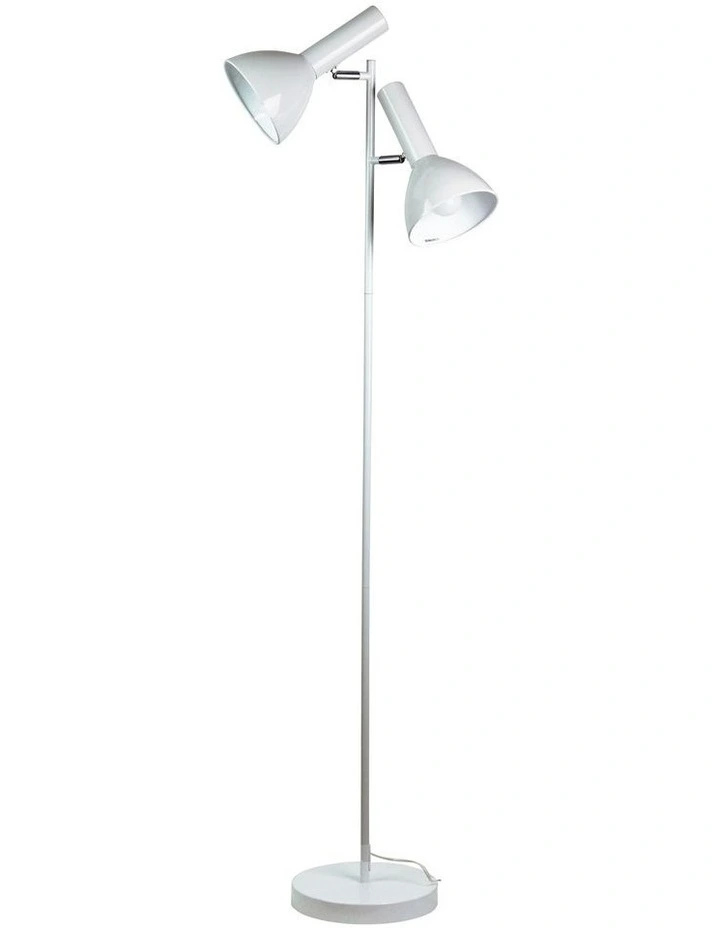 Vespa Twin Floor Lamp White