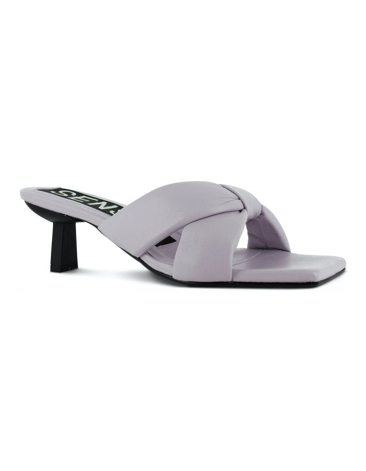 Wonda Heeled Mules in Purple