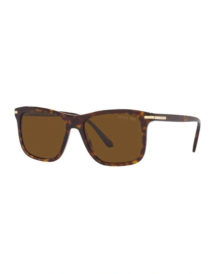 0PR 18WS Polarised Sunglasses in Tortoise