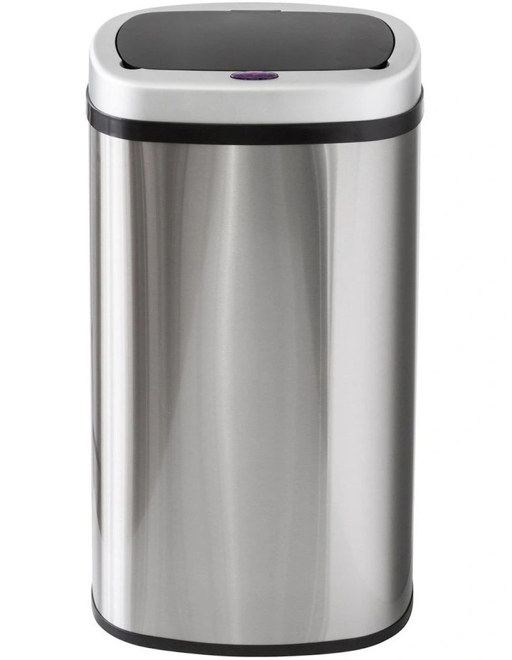 Auto Sensor Trash Bin 60L in Silver