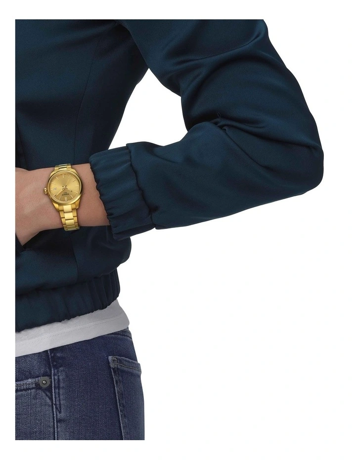 PR 100 T1502103302100 34mm Watch in Yellow/Gold