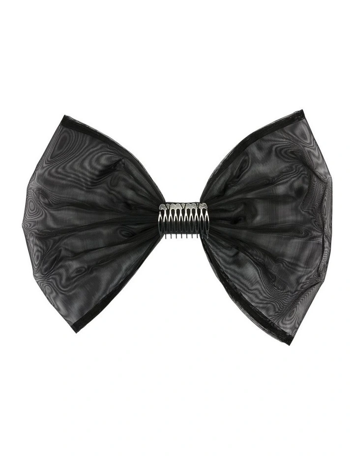 Kinsleigh Bow Hair Accessory in Black
