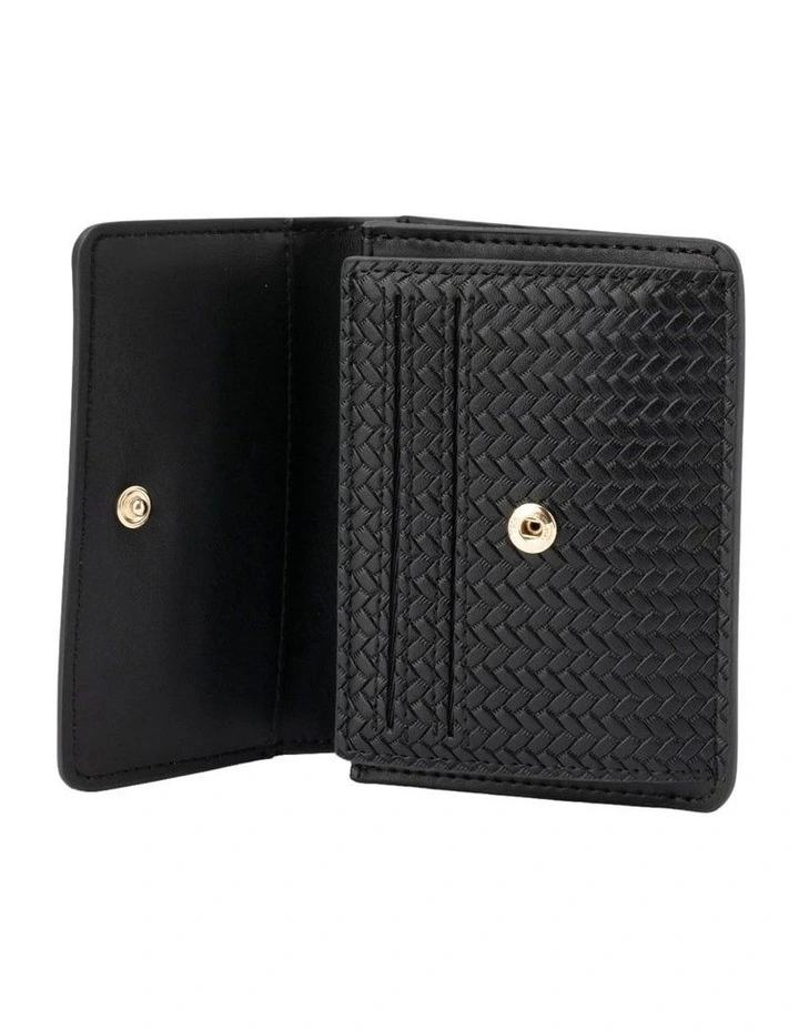 Tessa Small Wallet in Black