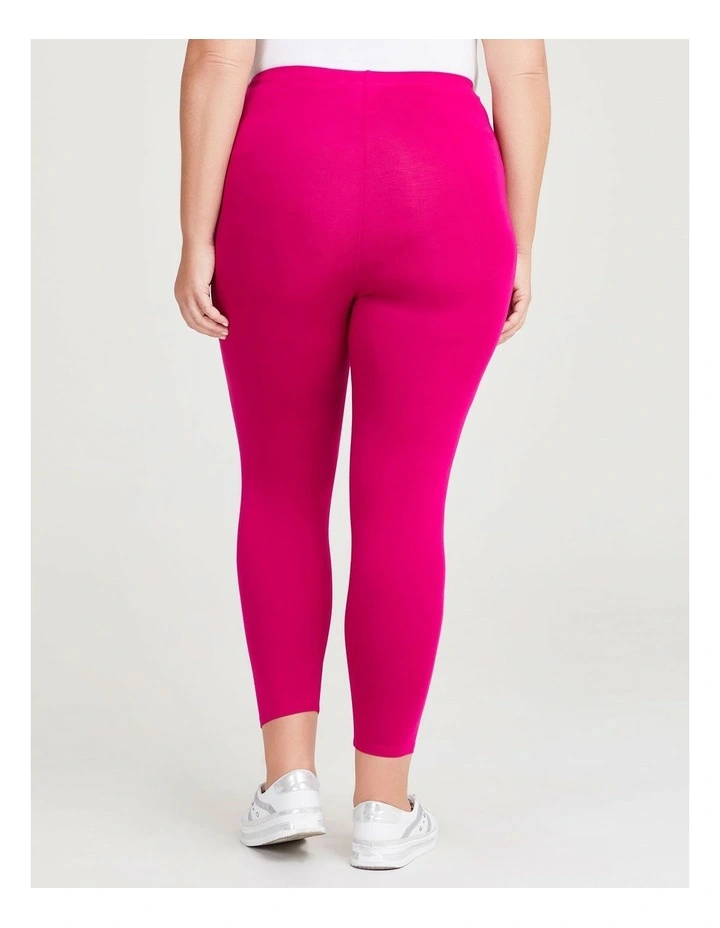 Bamboo Breezy 7/8 Legging in Magenta Pink