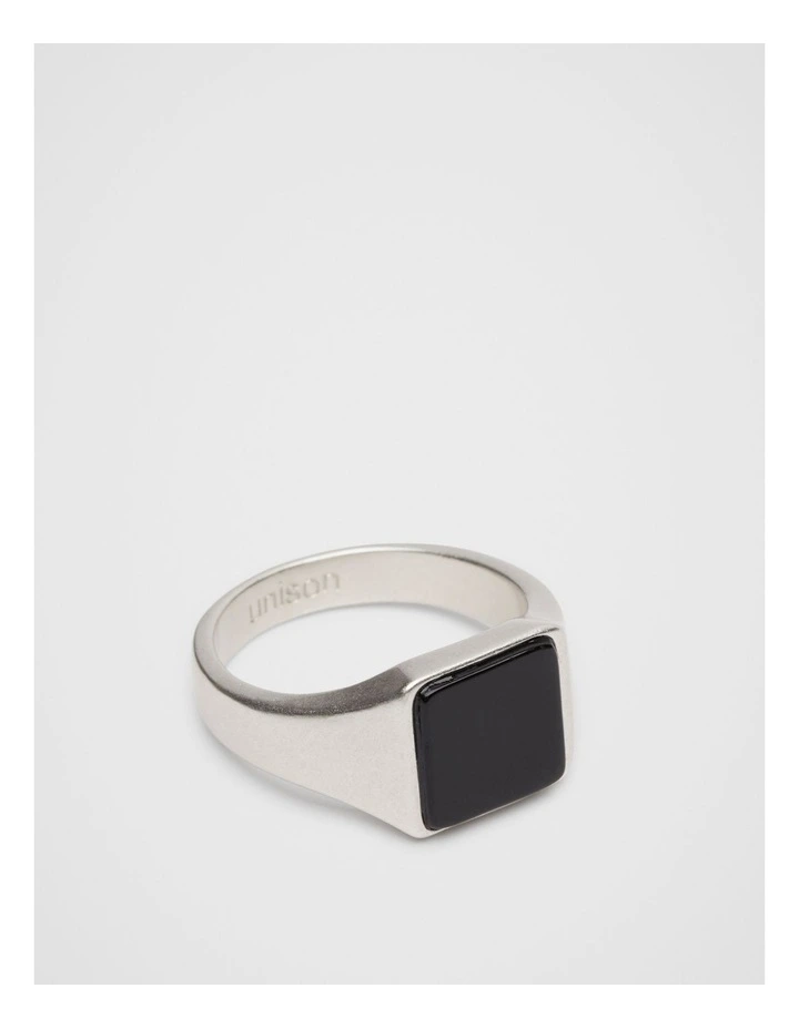 Signet Ring in Black