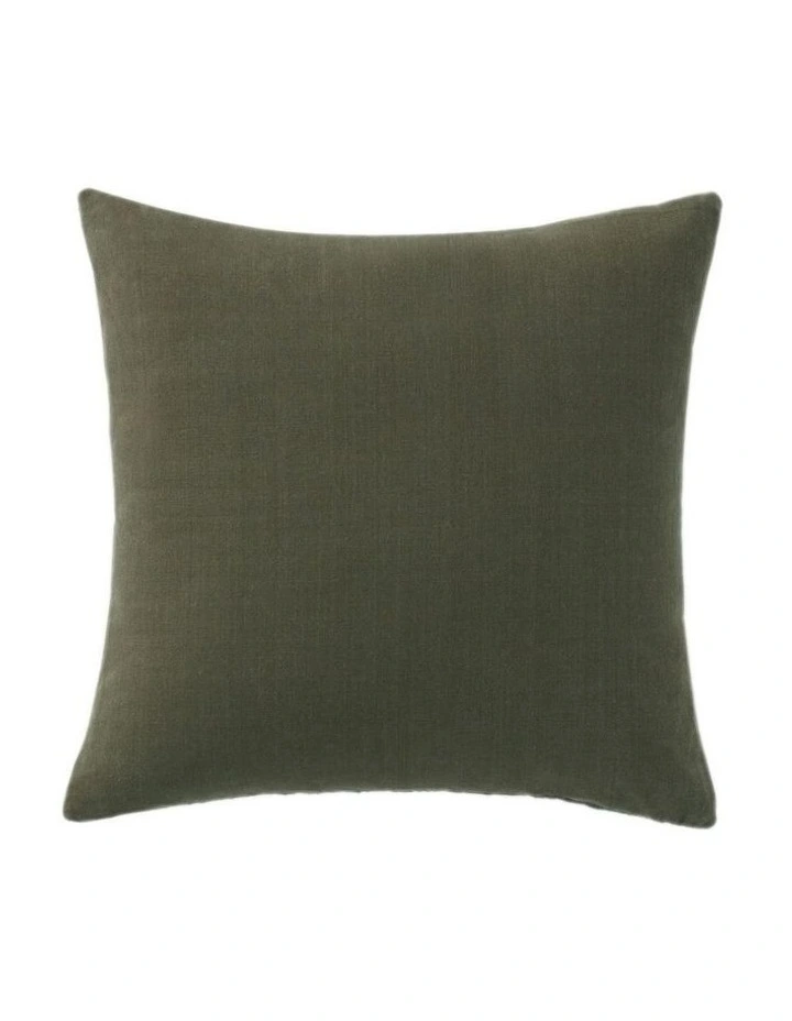 Ryer Square Cushion in Olive