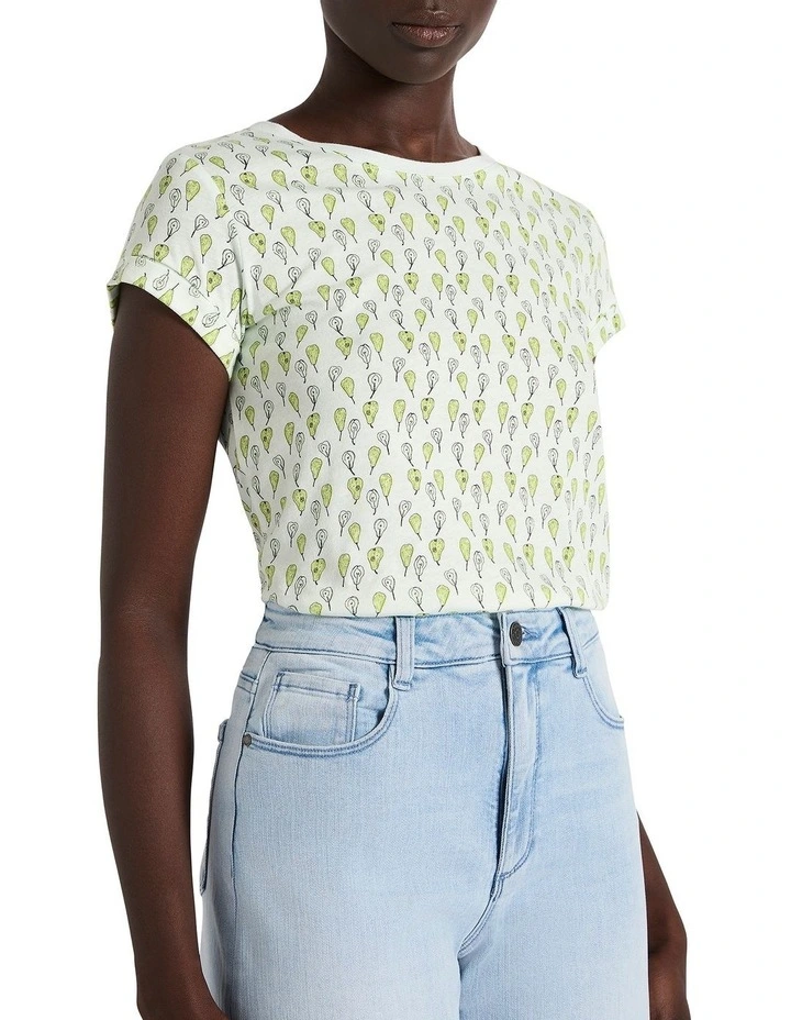 Have A Pear-Fect Day Tee in Pear Multi