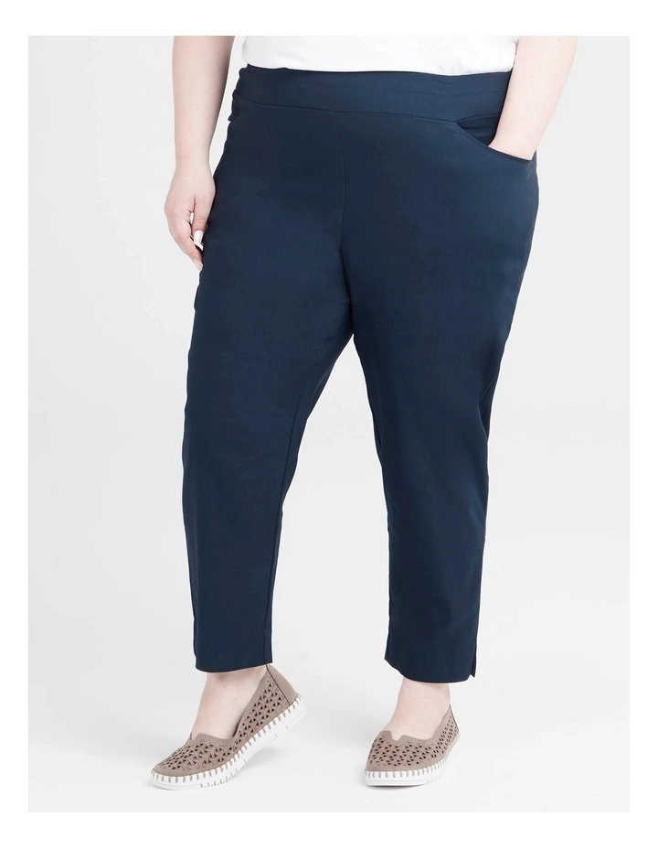 Petite Editorial Slim Pant Dark Indigo