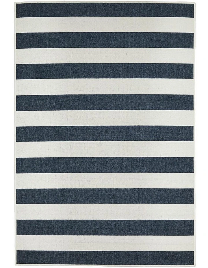 Seaside 4444 Navy White Rug