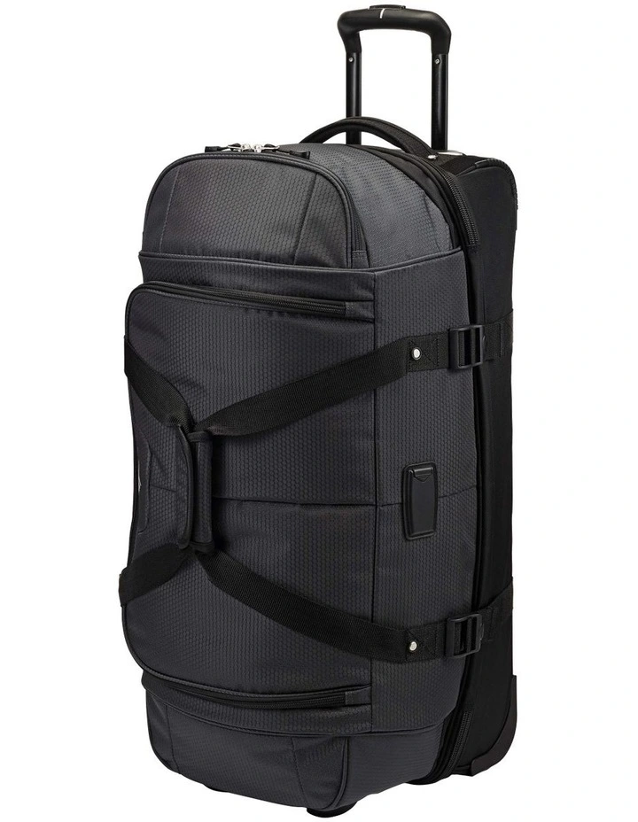 Fairlead Wheeled Duffle 71cm in Mercury/Black