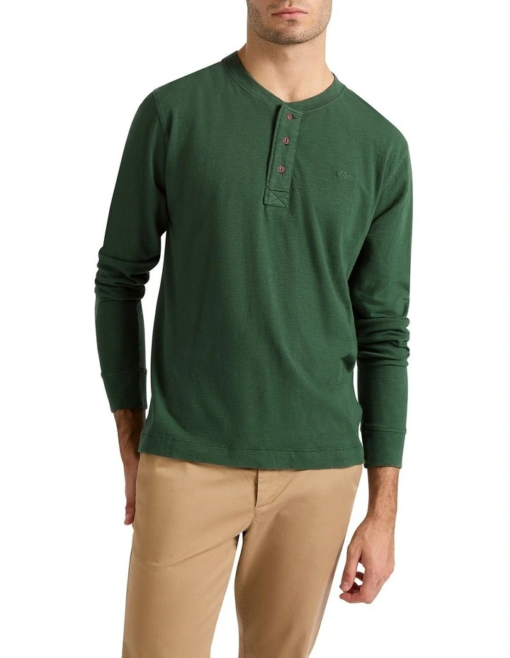 Justin Henley Top in Pine Needle