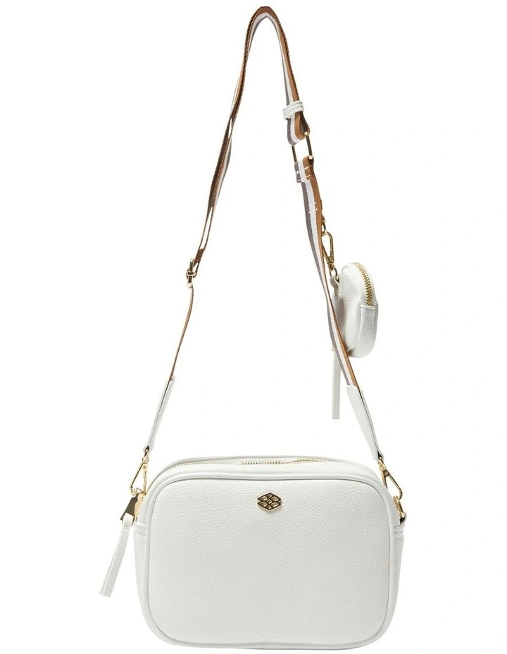 H- Jovie Bag in White Pebble