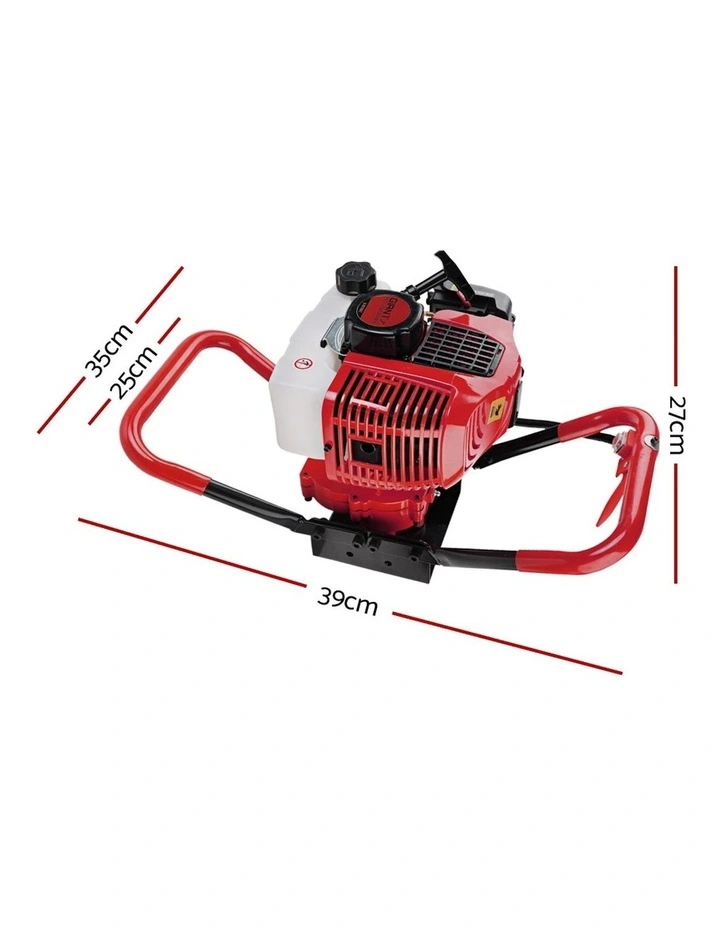 Hole Digger 80CC Motor Only in Red