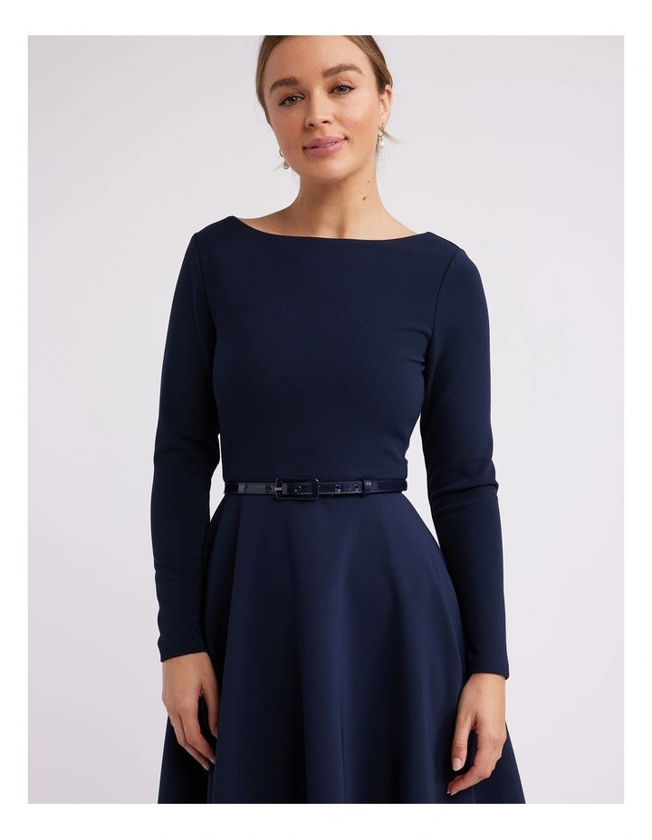 Like A Charm Dress in Navy