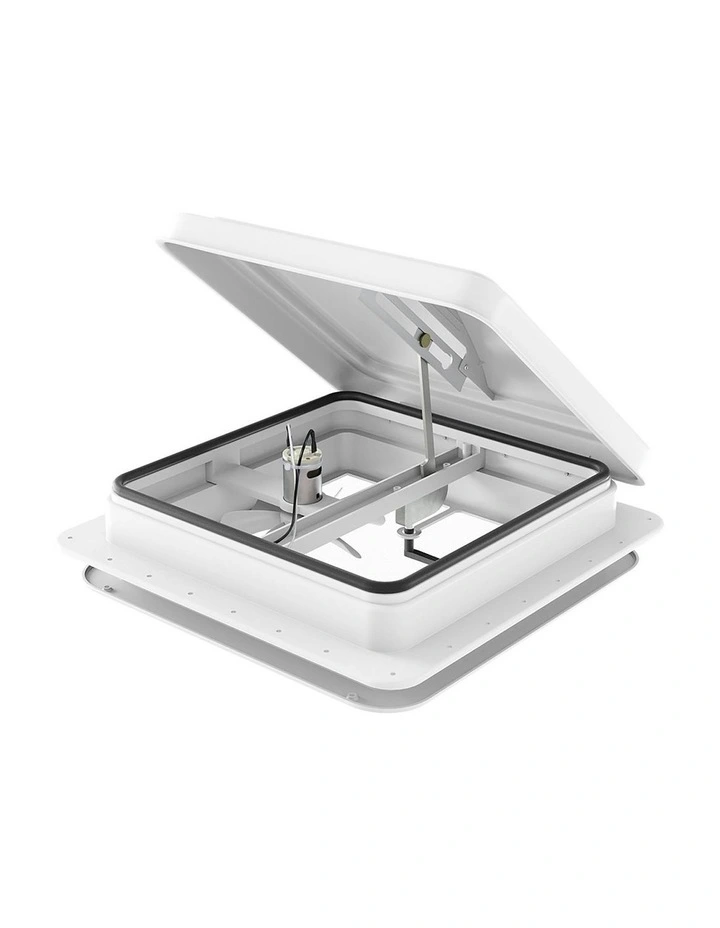 Caravan Roof Vent Fan Air Exhaust Hatch 12V RV Motorhome Camper in White
