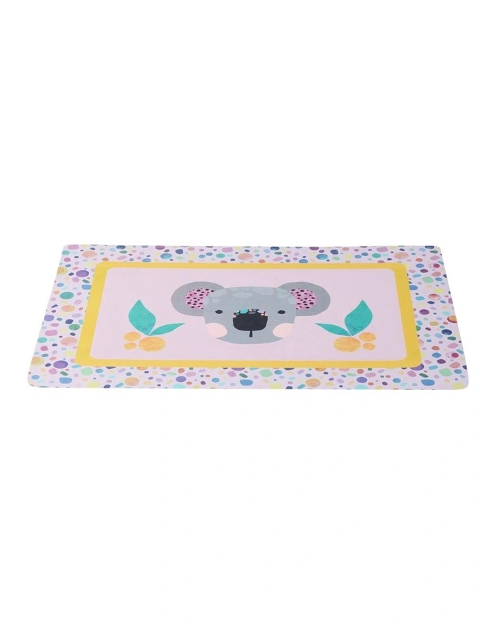 Kasey Rainbow Critters Placemat Reversible 43.5x28.5cm in Pink