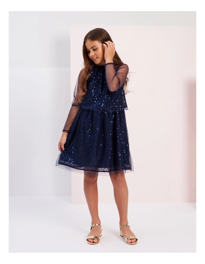 Asha Dress In Navy