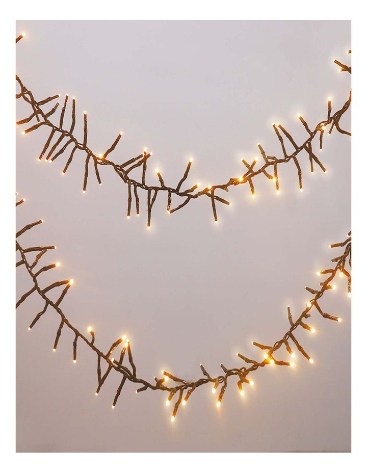 500 LED Connectable Cluster Light 10 Colour Options in White