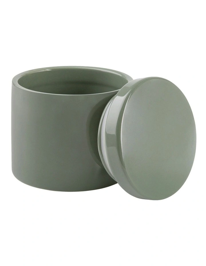 Gift Boxed Epicurious Canister 600ml in Sage
