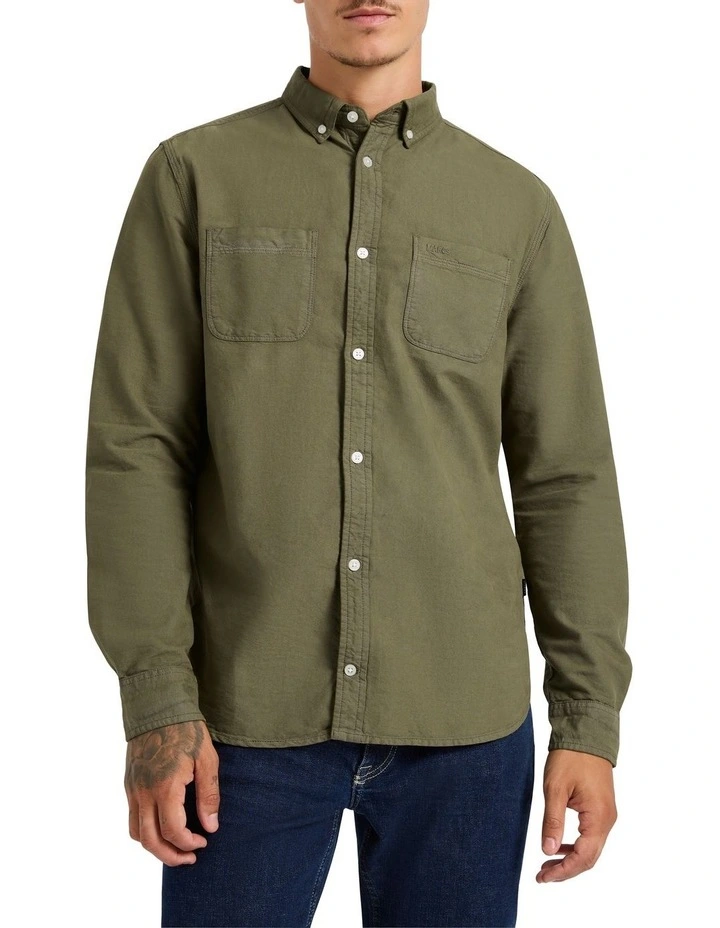 Luke Oxford Shirt in Tarmac