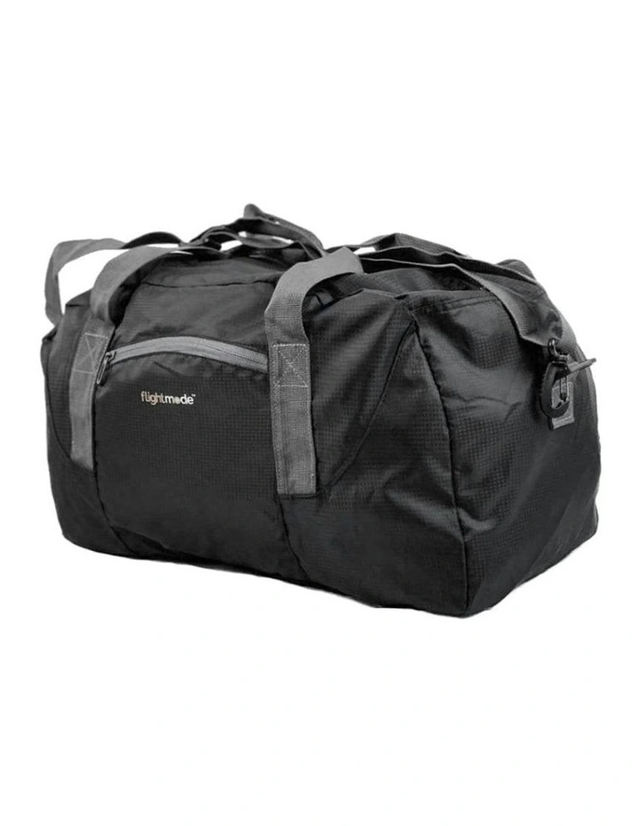 Foldable Lightweight Duffel Travel Bag 35L in Black