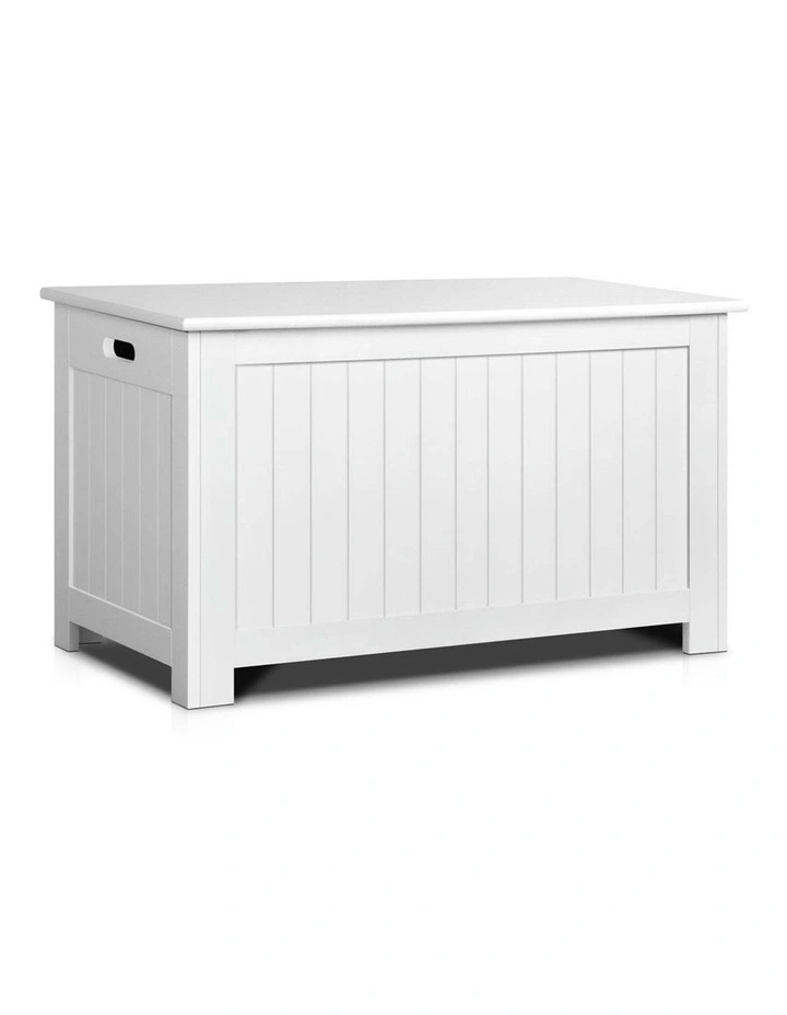 Keezi Kids Toy Box Storage Chest Cabinet Children Organiser White Container