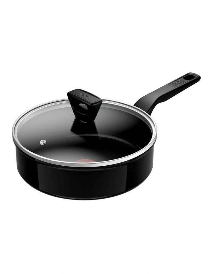 Renew Induction Ceramic Sautepan with Lid 24cm in Black