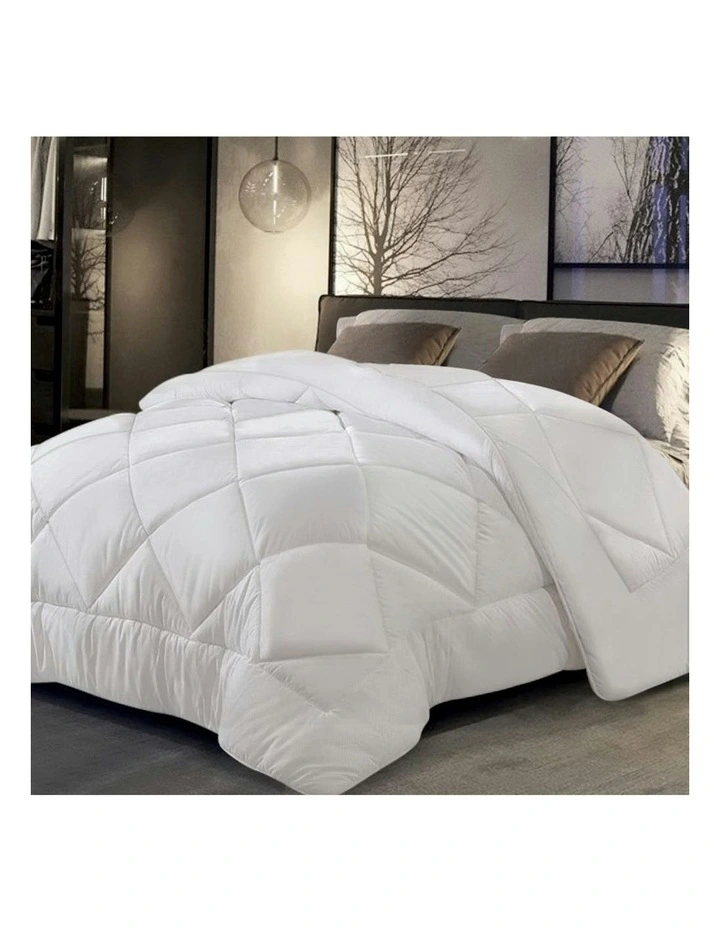 Microfibre Bamboo Queen Size Quilt in White