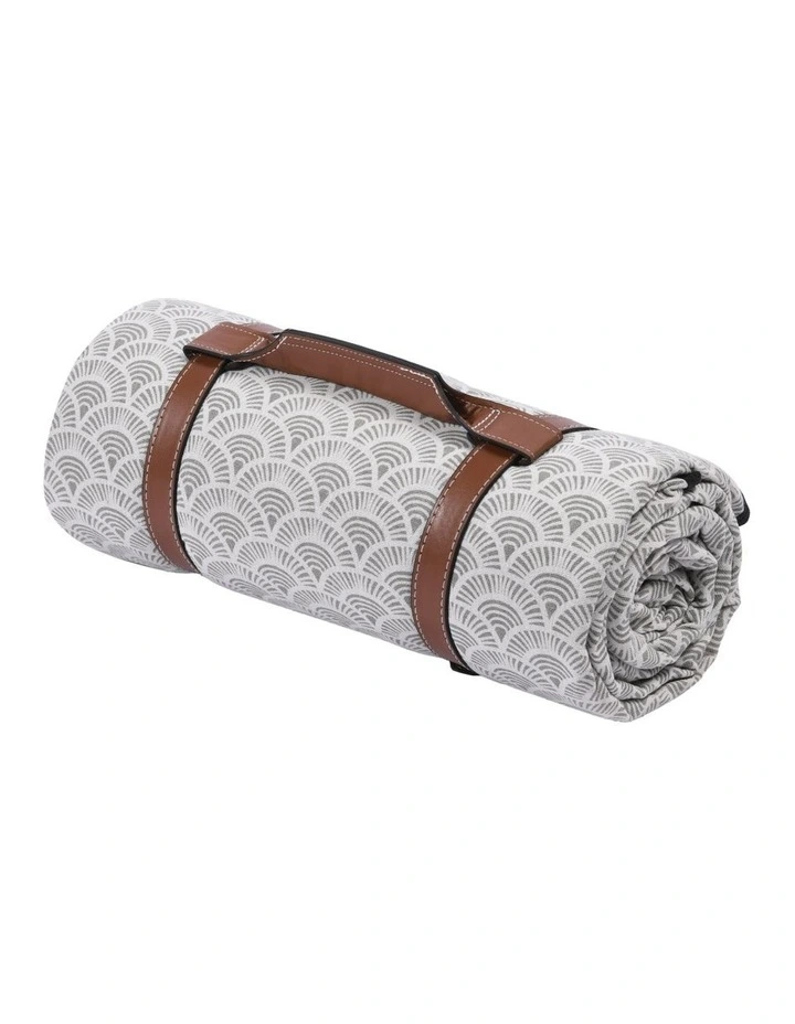 Ascot Waterproof Picnic Rug 150x200cm in Grey
