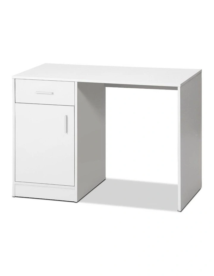 Computer Desk Drawer Cabinet 100cm in White