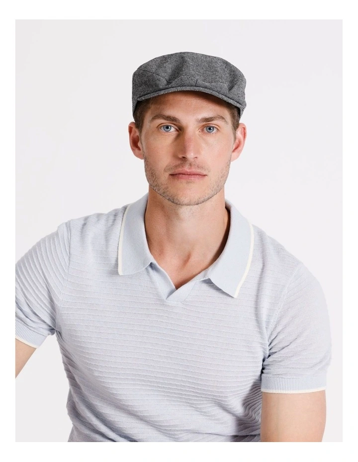 Driving Cap in Grey