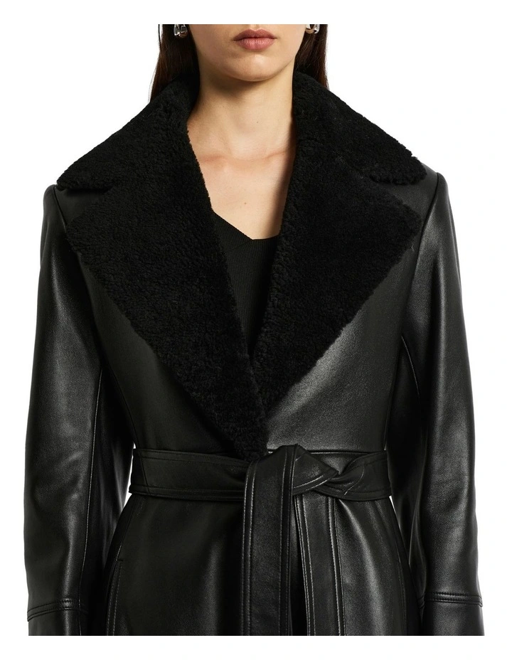 The Serenade Coat in Black