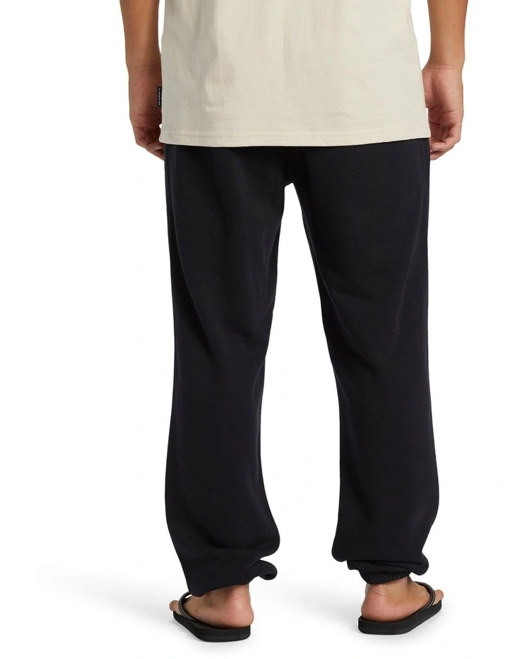 Salt Water Elasticated Waist Trousers in Black