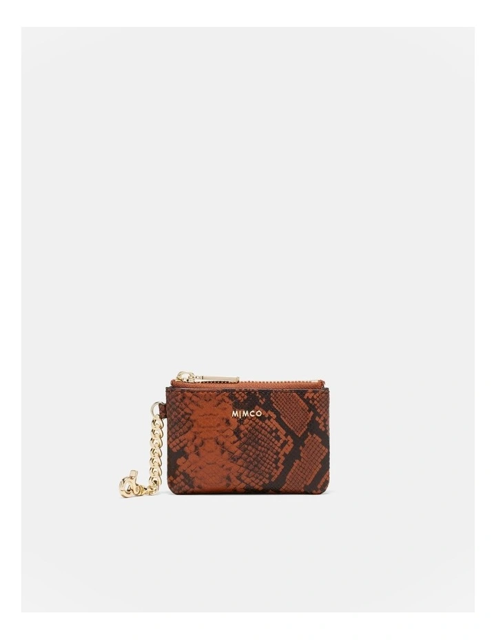 Classico Coin Purse in Whiskey Snake
