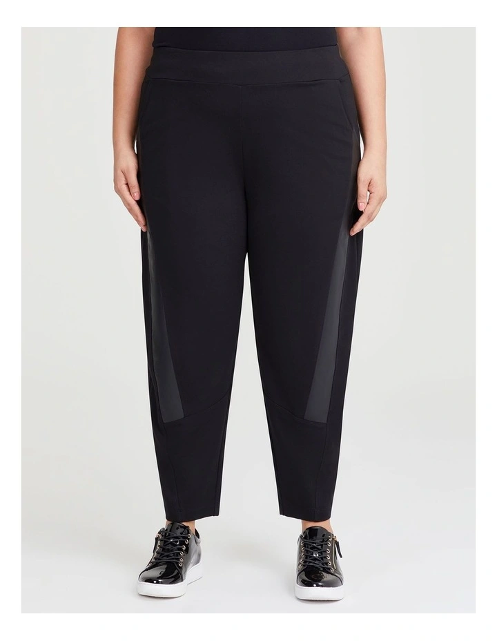 Bamboo Ponte Lounge Pant in Black
