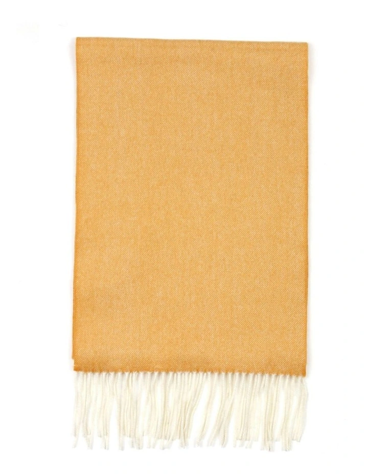 Sten Plain Scarf in Yellow