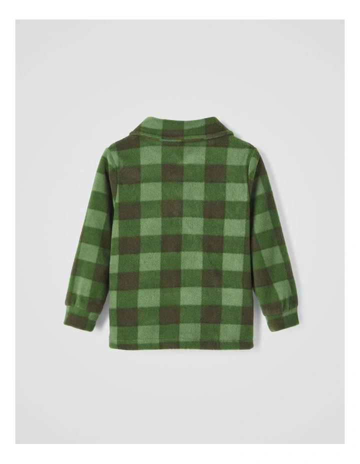 Larke Teddy Cardigan in Green