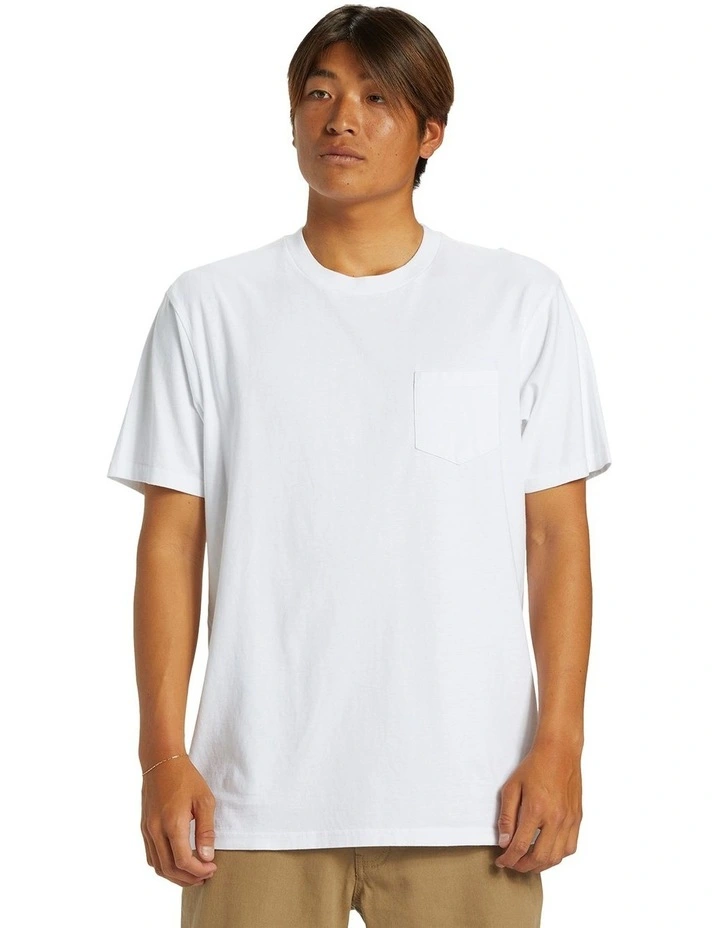 Saltwater Pocket T-shirt in White