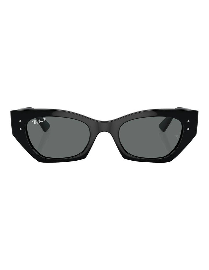 Zena Bio-Based Polarised Sunglasses in Black