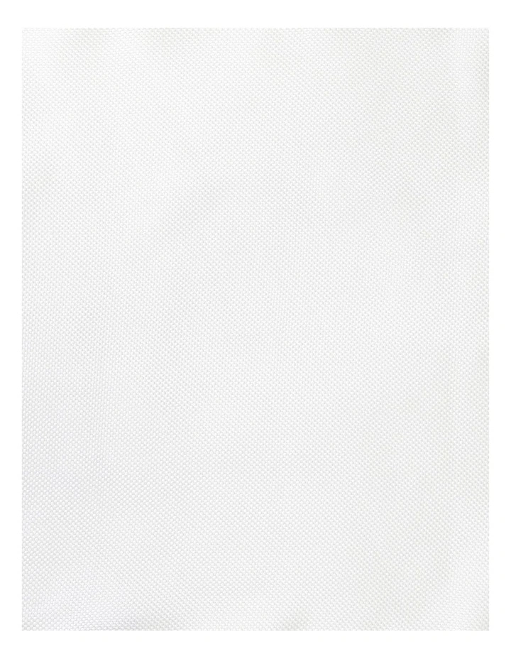 Pocket Square Dobby Plain Handkerchiefs in White