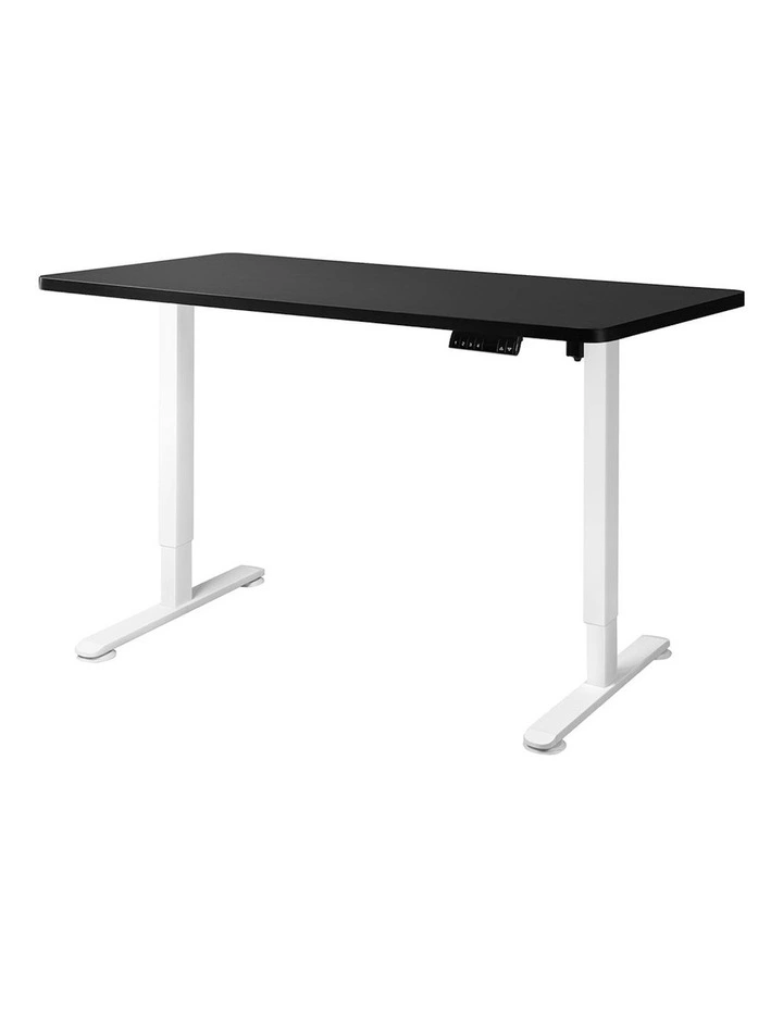 Motorised Height Adjustable Standing Desk 140cm in Black