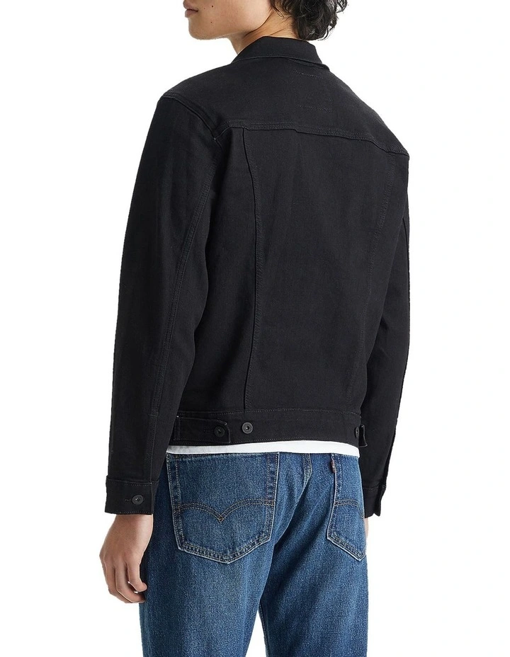 Trucker Jacket in Black