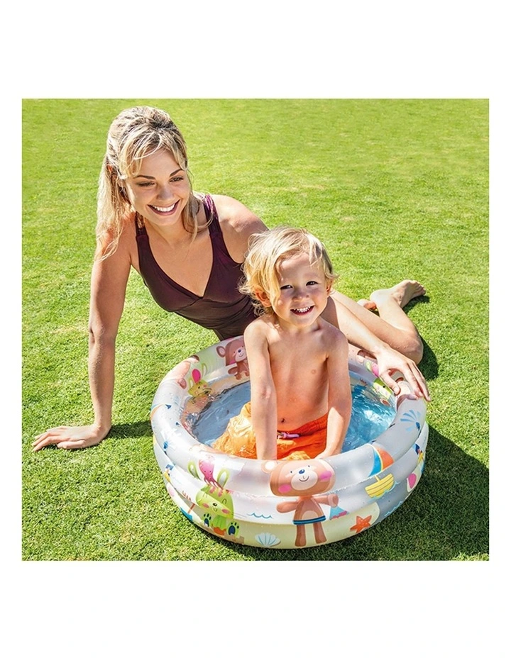 Beach Buddies 61x22cm 3 Ring Inflatable Kids Swimming Pool