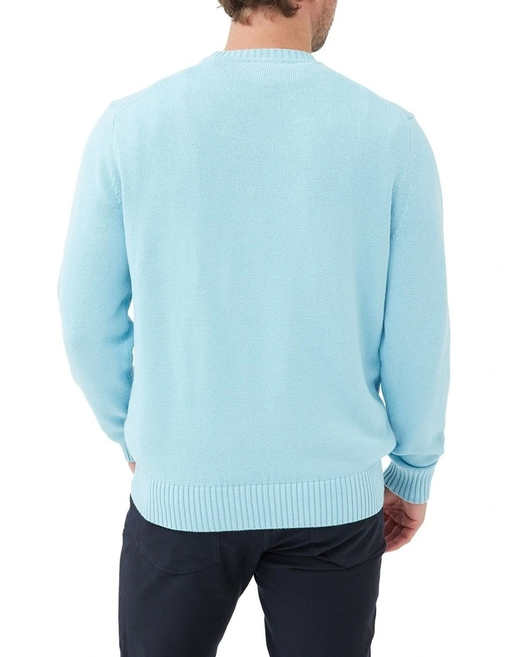 Gunn Crew Knit in Riviera