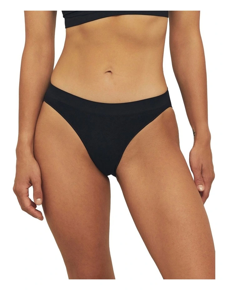 Bare Essentials Bikini Brief in Black