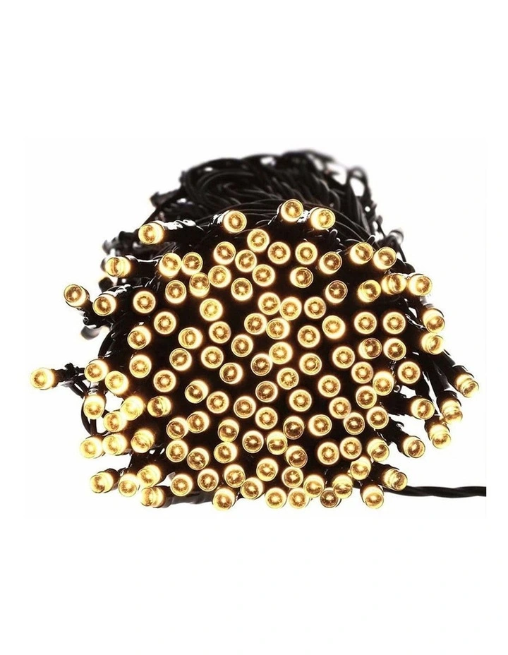 15M Solar Powered Fairy String Lights in Warm White