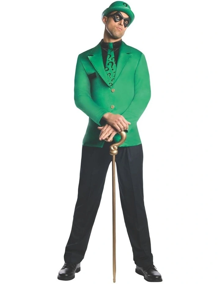 The Riddler Deluxe Party Costume in Green